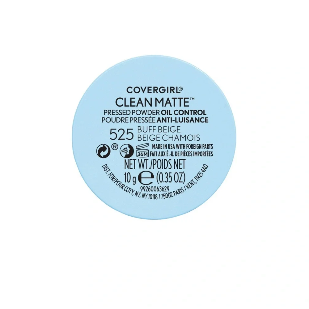 4/$20 COVERGIRL Clean Matte Pressed Powder, 525 Buff Beige
